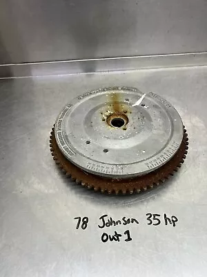 78 79 80 81 82 25hp 35hp OMC Johnson Seahorse Evinrude Pull Start Flywheel Oem • $39.49