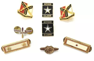 Military Pin Lot Services Theme Various Random Lapel Hat Bag Gear Collectibles • $14.95