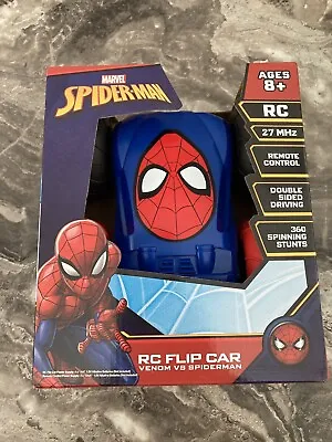 Marvel Spider-Man Venom Vs Spiderman Remote Control RC Flip Car NEW • $16