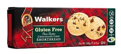 Walkers Gluten Free Chocolate Chip Shortbread 140g • £9.99