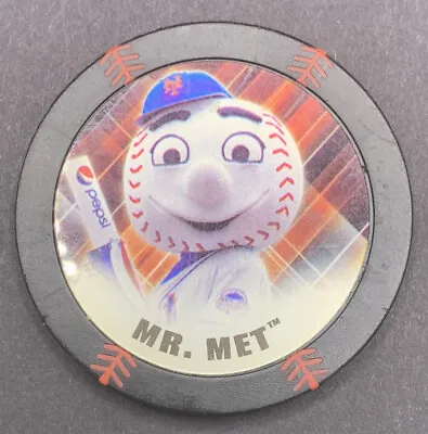 2015 Topps Poker Chipz Black Border SP Mr. Met New York Mets Mascot • $9.99