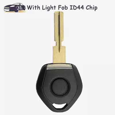 With Led Light Uncut HU58 Blade Transponder ID44 Chip Key For BMW E38 E39 E36 Z3 • $12.23