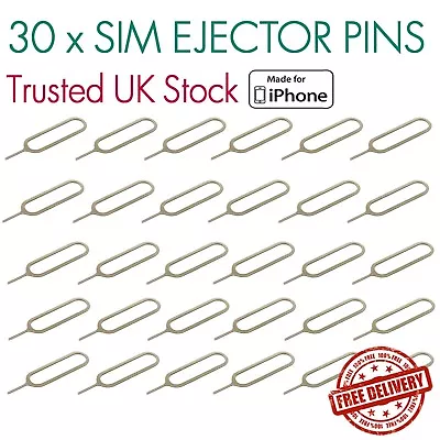 Sim Ejector Pins Removal Tool Eject Pin Key For IPhone 6 7 8 X IPad Samsung X 30 • £1.95