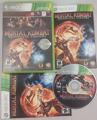 Mortal Kombat - Komplete Edition (Microsoft Xbox 360 2012)  Complete - Tested • $23.37