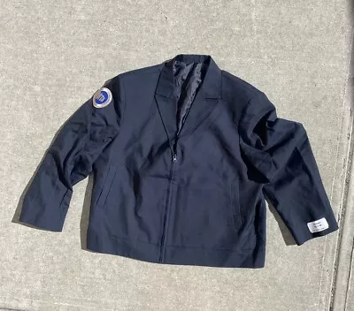 MTA Subway New York City Conductor Jacket Vintage 46 Rare Large / XL • $120