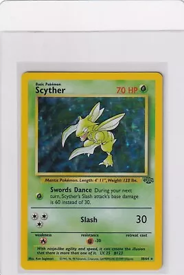 $5.50 • Buy Pokemon Scyther 10/64 Jungle Holo Rare (LP) TD59