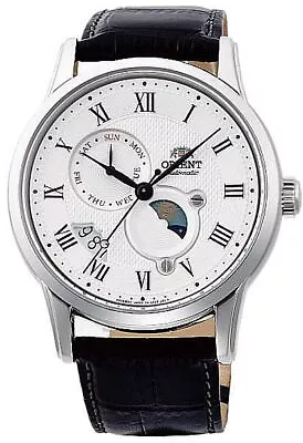 Men's Orient Classic Sun & Moon Automatic Sapphire Watch RA-AK0008S10B • $274.52