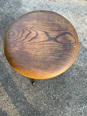 Vintage WOOD PIANO STOOL Organ Claw Foot Victorian Wooden Seat Antique Ball Feet • $145