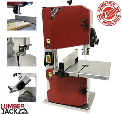 £129 • Buy Lumberjack 8  Woodworking Bandsaw Bench Top With Blade 230v