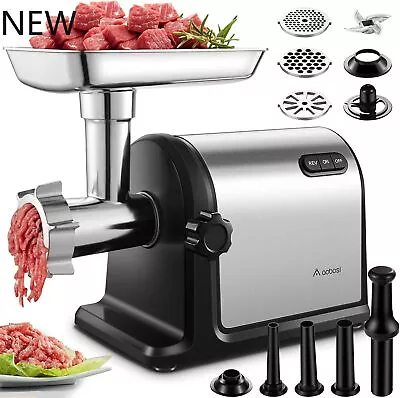 AAOBOSI Electric Meat Grinder 【3000W Max 】Heavy Duty Stainless Steel Meat Mincer • $160