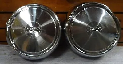 Pair Of 2 92-09 FORD HUBCAP DOG DISH 12  3/4 TON 1 TON E 250 E 350 F 250 F 350 • $40