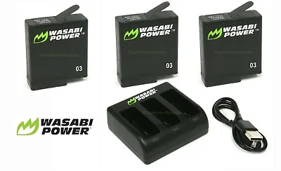GoPro HERO11 10 8 9 7 6 5 4 3+ Battery/Dual/Triple Charger/Wasabi HERO Black Kit • $90.50