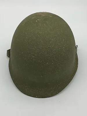 US Military Vietnam 1960's Era M1 Infantry Steel Pot Helmet Green Battle • $100