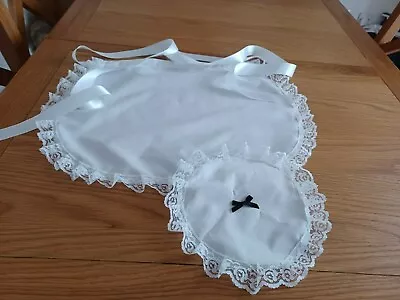 £8.25 • Buy FRENCH MAID WAIST APRON+ CAP - ADULTS 50'S STYLE / MAID PINNY -Hat ROCKY HORROR