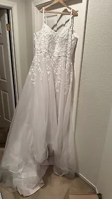 Louisa Maggie Sottero ALL IVORY Dress And Chapel Length Matching Veil- 22 • $1200