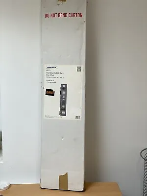 Homebase Wall Mounted CD Rack Silver Effect • £28