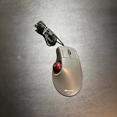 Microsoft Trackball Optical 1.0 USB Ball Mouse X08-70386 Clean PS2 *Tested* VGC • $35