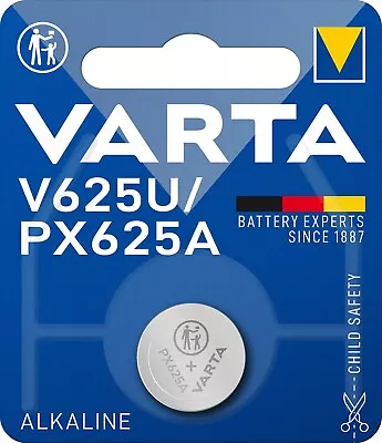 £11.52 • Buy 15 X Varta V625U Button Cell LR9 PX625A EPX625G Alkalis Blister Pack Batteries