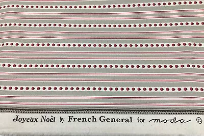 Moda Joyeux Noel French General BTY Cotton Quilting Fabric • $8.50