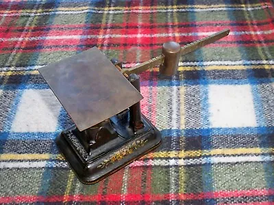 Antique Cast Iron And Brass Fairbanks Postal/candy Scale 9 Oz • $29