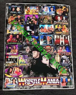 WWE Undertaker Wrestlemania 16”X20” Poster *OLD SCHOOL VERSION* New • $34