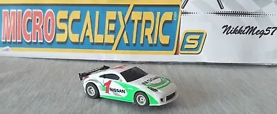 Micro Scalextric Nissan 350Z No.1 Hornby Supercar Showdown 1:64 Tested PreLoved • £9.99