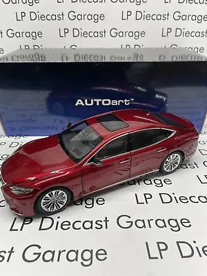 AUTOART 2018 Lexus LS500h Morello Red Metallic Sedan 1:18 Diecast NEW 78869 • $199.99