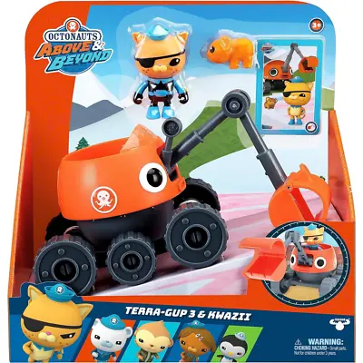 Octonauts Above & Beyond Terra Gup 3 And Kwazii Deluxe Toy Vehicle & Figure Set • £19.99