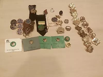 Vintage Girl Scout Pins Lot  • $40