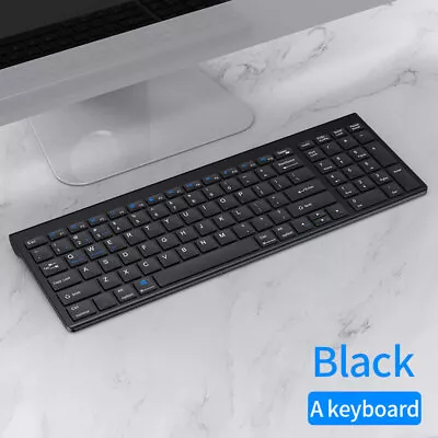 Ultra-slim Wireless Keyboard And Cordless Optical Mouse Combo For PC MAC IPad • £20.67