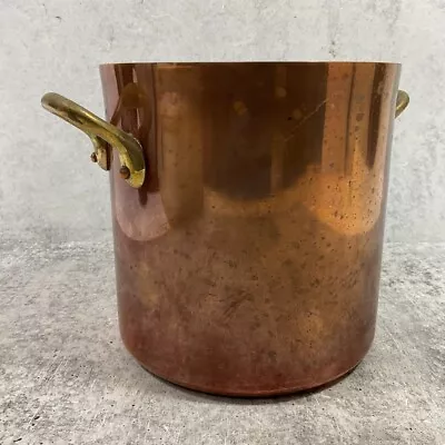 Vintage Matfer Copper Stock Pot France 6.5 Inch • $159