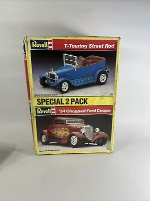 Revell Special 2 Pack '34 Ford Coupe & T Touring Rod Model Kits #8910 See Below • $10.99