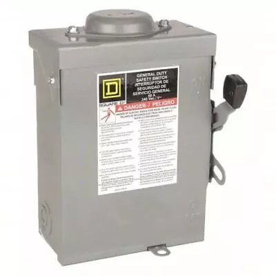 Square D DU322RB General Duty Safety Switch 240V AC 3PST 60 A NEMA 3R New • $79.95