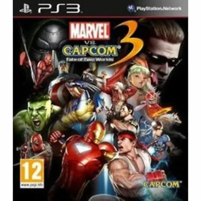 Marvel Vs Capcom 3: Fate Of Two Worlds (Sony Playstation 3 PS3 Game) • £9.49