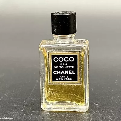 COCO CHANEL VTG Mini Eau Toilette Miniature Perfume (4ml. = 0.13 Oz.) • $27.90