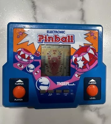 Vintage Tiger Electronic Pinball Handheld Video Game 1987 Tested Works • $14.95