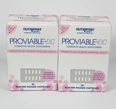 *Nutramax Proviable-DC Probiotic Digestive Support  Exp 2025+  # 0119 X 2 Pack • $18