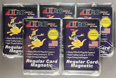 5x Pro Mold MH35 Original 35pt Magnetic Card Holder One Touch  -Made In USA! • $13.79