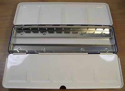£28.99 • Buy Winsor & Newton Watercolour 24 Half Pans EMPTY Metal Box - Blue