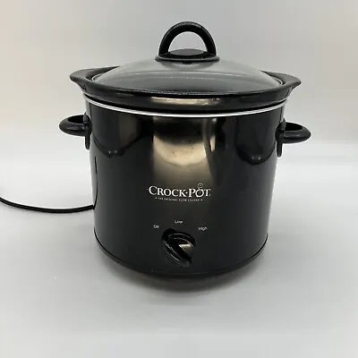 Crock-Pot SCR400-B 4-Quart Round Slow Cooker Black • $19.99