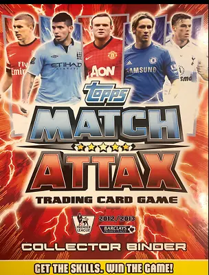 Match Attax  2012/2013 Base / Basic Cards  Numbers 1 To 234  2012/13  By Topps • £0.99