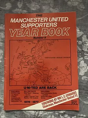 Manchester United Supporters Year Book No. 5 Season 1976/77 • £6