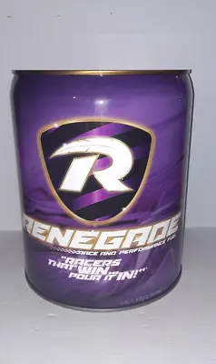 Renegade Race And Performance Fuel 5 Gallon Round Metal Gas Can Man Cave Garage • $89.99