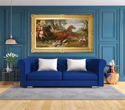 £9500 • Buy Huge Pre-Raphaelite Death Of King William II Hunting By Alexander Davis Cooper 
