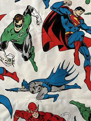 POTTERY BARN Kids DC Comics Super Heroes Pillowcase Marvel Standard Queen • $11.99