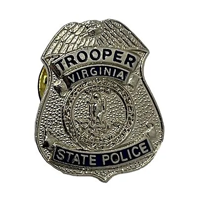 Virginia State Police Department Law Enforcement Enamel Lapel Hat Pin • $14.95