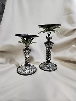 Mikasa Island Palm Trees Pillar Candle Holders (Set Of 2)  1 - 7  1 - 9  • $44.99