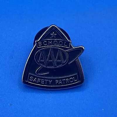 Vintage AAA School Safety Patrol Badge Small Pin Metal • $7