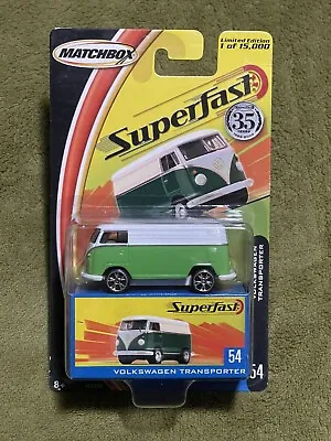 2004 Matchbox Superfast Volkswagen Transporter #54 Limited Edition • $5