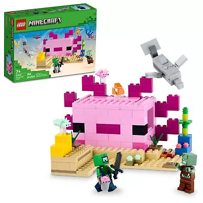 LEGO Minecraft: The Axolotl House (21247) • $15.99